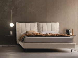 ON LINE - Fabric bed with high headboard - Bed frame by Ditre Italia
