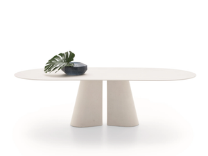 PILLAR - Oval garden table - Table by Ditre Italia
