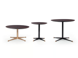 FILIPPO COFFEE - Round wooden coffee table - Coffee table by DOM Edizioni