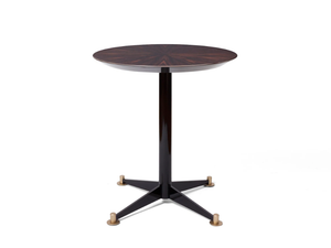 FILIPPO TEA - Round wooden coffee table - Coffee table by DOM Edizioni