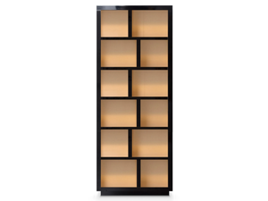 HEGE ALTA - Open wooden display cabinet - Cabinet by DOM Edizioni