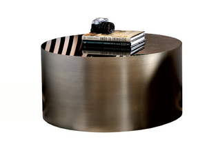 SASHA COFFEE - Round metal coffee table - Coffee table by DOM Edizioni