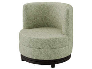 AYDEN - Swivel fabric easy chair - Armchair by DÔME DECO