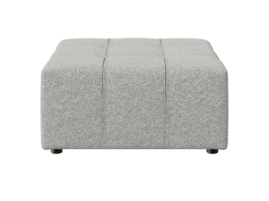 BRESCIA - Square tufted fabric pouf - Pouf by DÔME DECO