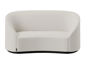 CURVE - Curved 2 seater fabric sofa - Sofa by DÔME DECO