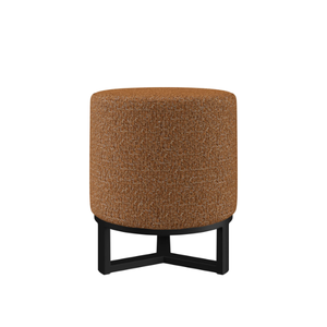 FLYNN - Round fabric pouf - Pouf by DÔME DECO