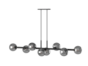 IMURA - LED glass and metal pendant lamp - Ceiling lamp by DÔME DECO