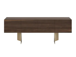 KALBA - Wooden sideboard with doors - Cabinet by DÔME DECO