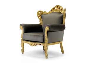 BAROKKO - Upholstered fabric armchair - Armchair by Domingo Salotti