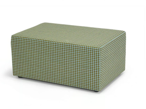 BASIC - Upholstered rectangular fabric pouf - Pouf by Domingo Salotti