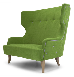 DONNA - Fabric small sofa high-back - Sofa by Domingo Salotti