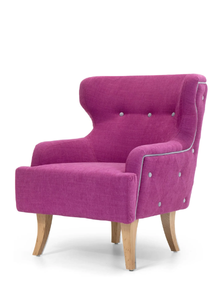 DONNA - Tufted fabric armchair - Armchair by Domingo Salotti