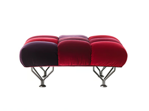 33 CUSCINI - Velvet footstool - Pouf by Driade