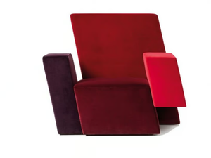 ITALIC - Fabric easy chair - Armchair by Driade