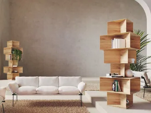 TOTEM - Freestanding swivel bookcase - Cabinet by Driade