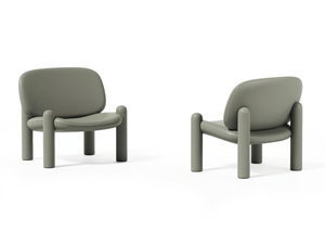 TOTTORI - Leather armchair - Armchair by Driade