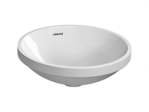ARCHITEC - Undermount round ceramic washbasin - Washbasin by Duravit
