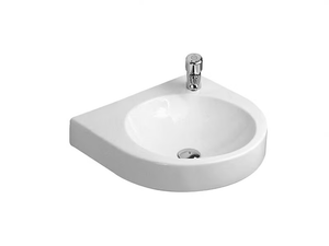 ARCHITEC - Wall-mounted round ceramic washbasin - Washbasin by Duravit
