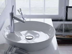 CAPE COD - Countertop round DuraCeram® washbasin - Washbasin by Duravit