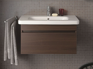 DURASTYLE - Wall-mounted wooden vanity unit - Washbasin cabinet by Duravit