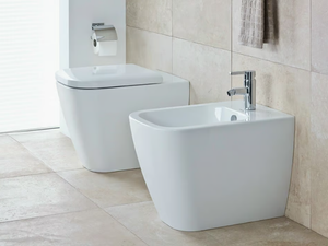 HAPPY D.2 - Back to wall ceramic toilet - Toilet by Duravit