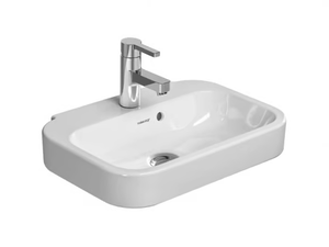 HAPPY D.2 - Ceramic handrinse basin with overflow - Washbasin by Duravit