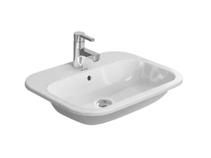 HAPPY D.2 - Inset ceramic washbasin - Washbasin by Duravit