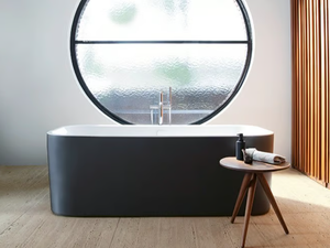 HAPPY D.2 PLUS - Freestanding rectangular acrylic bathtub - Bathtub by Duravit