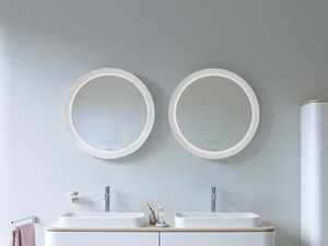 HAPPY D.2 PLUS - Round wall-mounted mirror set with integrated lighting - Sanitary accessories by Duravit