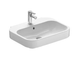 HAPPY D.2 - Rectangular ceramic washbasin - Washbasin by Duravit
