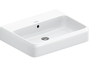QATEGO - Single ceramic washbasin with overflow - Washbasin by Duravit