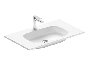SIVIDA - Inset single composite material washbasin - Washbasin by Duravit