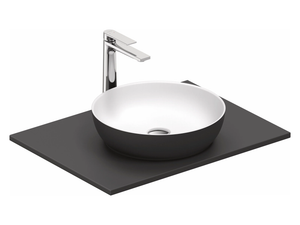 SIVIDA - Single composite material washbasin countertop - Washbasin by Duravit