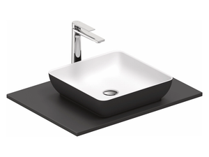 SIVIDA - Single composite material washbasin countertop - Washbasin by Duravit