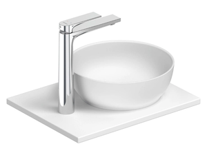 SIVIDA - Single composite material washbasin countertop - Washbasin by Duravit