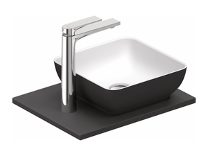 SIVIDA - Single composite material washbasin countertop - Washbasin by Duravit