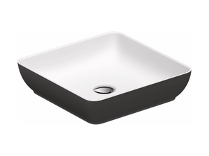 SIVIDA - Square countertop composite material washbasin - Washbasin by Duravit