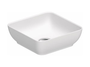 SIVIDA - Square countertop composite material washbasin - Washbasin by Duravit