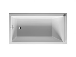 STARCK - Rectangular acrylic bathtub - Bathtub by Duravit