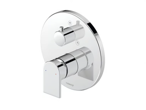 TULUM - 2 hole Recessed shower mixer with diverter - Shower by Duravit