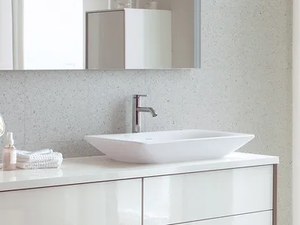 VIU - Countertop rectangular ceramic washbasin - Washbasin by Duravit