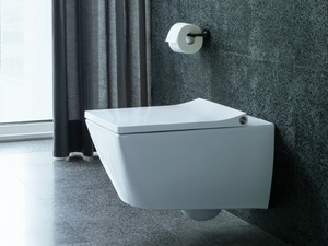 VIU - Wall-hung ceramic toilet - Toilet by Duravit