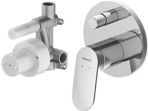 WAVE - Recessed single handle bathtub mixer - Tap by Duravit