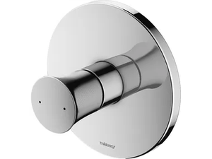 WHITE TULIP - Recessed single handle shower mixer with plate - Shower by Duravit