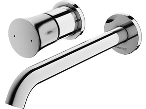WHITE TULIP - Wall-mounted metal washbasin mixer - Tap by Duravit