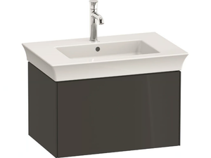 WHITE TULIP WT4241 / WT4242 - Single wall-mounted wooden vanity unit - Washbasin cabinet by Duravit