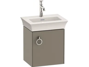 WHITE TULIP WT4250 - Single wall-mounted wooden vanity unit with doors - Washbasin cabinet by Duravit