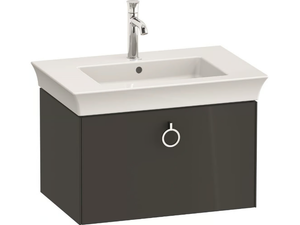WHITE TULIP WT4251 / WT4252 - Single wall-mounted wooden vanity unit with drawers - Washbasin cabinet by Duravit