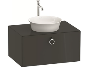 WHITE TULIP WT4980 / WT4981 - Single wall-mounted wooden vanity unit with drawers - Washbasin cabinet by Duravit