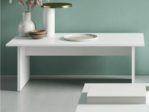 Coffee table - Sled base melamine high side table - Coffee table by DVO